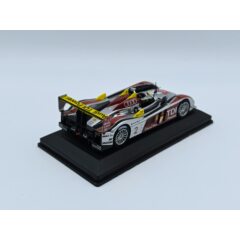 1:43 Масштабная модель AUDI R10 Tdi 5.5l Turbo V12 Team Audi Sport North America №2 Winner 24h Le Mans (2008) Rinaldo Capello - Tom Kristensen - Allan Mcnish, Silver Red Yellow