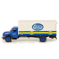 1:43 Масштабная модель Magirus-Deutz бортовой с тентом Edeka