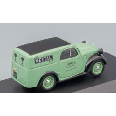 1:43 Масштабная модель FIAT 500a Furgoncino Van Mental 1953, Light Green Black