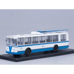 1:43 Масштабная модель ЗИУ 682Б (рабочие штанги), бело-голубой