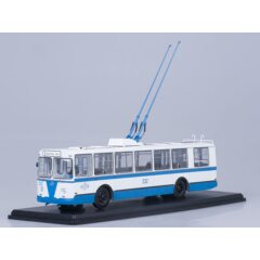 1:43 Масштабная модель ЗИУ 682Б (рабочие штанги), бело-голубой