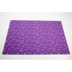 Коврик для резки Животные фиолетовый А3, 3 слоя