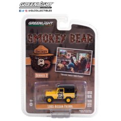 1:64 Масштабная модель NISSAN Patrol 4x4 "Prevent Forest Fires Please" 1965 Yellow