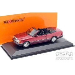 1:43 Масштабная модель MERCEDES 300 CE - 24 (A 124) - 1991 - RED METALLIC