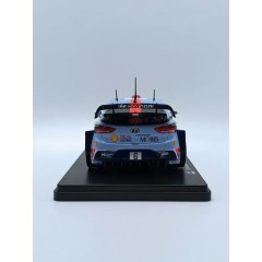 1:24 Масштабная модель HYUNDAI I20 Wrc №6 Rally Tour De Corse (2017) D.Sordo - M.Marti, 2 Tone Blue Red