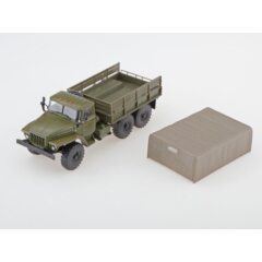1:43 Масштабная модель Армейский грузовик 6x6 4320 с тентом
