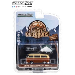 1:64 Масштабная модель VW T2 с палаткой 1978 Panama Brown/Dakota Beige