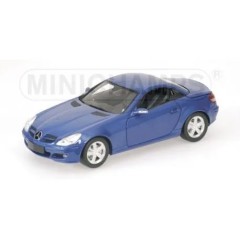 1:18 Масштабная модель Mercedes Benz SLK-Class With Movable Roof 2004 Blue Metallic
