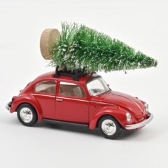 1:43 Масштабная модель VW Beetle 1303 (Ёлка на крыше) 1973 Red Christmas