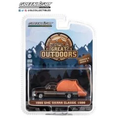 1:64 Масштабная модель GMC Sierra Classic 1500 с палаткой 1986 Dark Brown Metallic