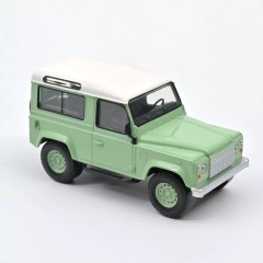 1:43 Масштабная модель LAND ROVER Defender 90 4х4 1995 Green/White