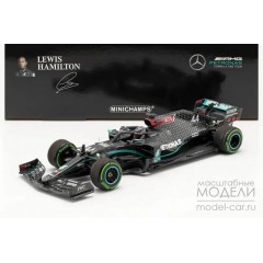 1:18 Масштабная модель MERCEDES-AMG PETRONAS F1 TEAM W11 EQ PERF. - L.HAMILTON - WINNER TURKISH GP 2020 7TH WORLD TITLE