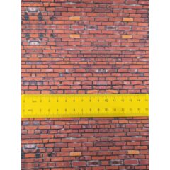 Самоклеющаяся текстура кирпичной стены (крупная), для макетов, лист А4