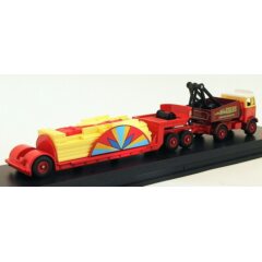 1:76 Масштабная модель AEC Mammoth балластный седельный тягач с прицепом Harriss Amusements
