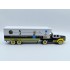 1:43 Масштабная модель BERLIET Tlr 10m Truck Semi-frigo Interflora Transports (1956), White Brown Yellow