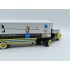 1:43 Масштабная модель BERLIET Tlr 10m Truck Semi-frigo Interflora Transports (1956), White Brown Yellow