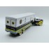 1:43 Масштабная модель BERLIET Tlr 10m Truck Semi-frigo Interflora Transports (1956), White Brown Yellow