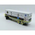 1:43 Масштабная модель BERLIET Tlr 10m Truck Semi-frigo Interflora Transports (1956), White Brown Yellow