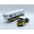 1:43 Масштабная модель BERLIET Tlr 10m Truck Semi-frigo Interflora Transports (1956), White Brown Yellow
