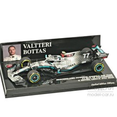 1:43 Масштабная модель MERCEDES-AMG PETRONAS FORMULA ONE TEAM W11 EQ PERFORMANCE - VALTTERI BOTTAS - 2020 - LAUNCH SPEC