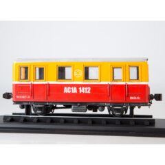 1:43 Масштабная модель Автомотриса служебная АС-1А (со следами эксплуатации)