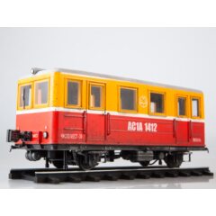 1:43 Масштабная модель Автомотриса служебная АС-1А (со следами эксплуатации)