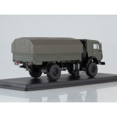 1:43 Масштабная модель КАМАЗ-4350 4х4 Мустанг (с тентом)