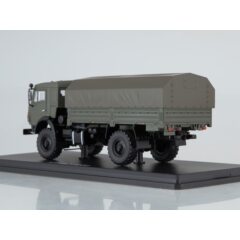 1:43 Масштабная модель КАМАЗ-4350 4х4 Мустанг (с тентом)