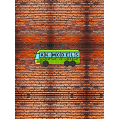 Самоклеющаяся текстура кирпичной стены №2 (мелкая), для макетов, лист А4