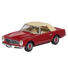 1:43 Масштабная модель Mercedes-Benz 230SL -280SL Pagoda soft-top, red, 1968-71