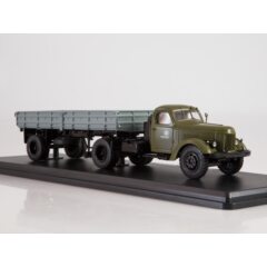 1:43 Масштабная модель ЗИЛ-ММЗ-164АН с полуприцепом ММЗ-584Б