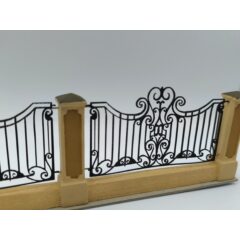 1:43 Ограда кованная (ажурная), окрашенная