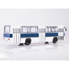 1:43 Масштабная модель Автобус Икарус-260, бело-синий