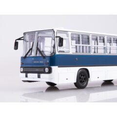 1:43 Масштабная модель Автобус Икарус-260, бело-синий