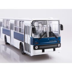 1:43 Масштабная модель Автобус Икарус-260, бело-синий
