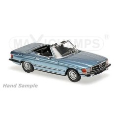 1:43 Масштабная модель Mercedes-Benz 350 SL (R107) 1974 (light blue metallic)
