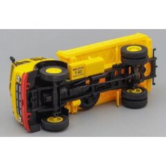 1:43 Масштабная модель МАЗ-511А самосвал с боковой разгрузкой, желтый