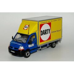1:43 Масштабная модель RENAULT Master 2 фургон "DARTY" 2009 Yellow/Blue