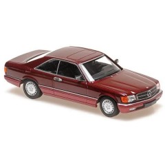 1:43 Масштабная модель Mercedes-Benz 560 SEC (C126) - 1980 (red met.)