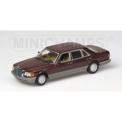 1:43 Масштабная модель Mercedes-Benz 560 SEL - 1989 - Red
