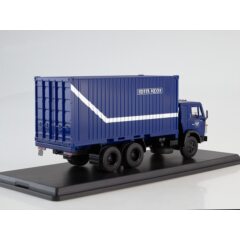 1:43 Масштабная модель КАМАЗ-53212 с 20-футовым контейнером, Почта России
