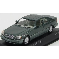 1:43 Масштабная модель MERCEDES 600 SEC COUPE (C140) - 1992 - GREEN METALLIC