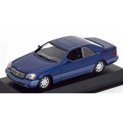 1:43 Масштабная модель Mercedes-Benz 600SEC Coupe - 1992 (blue met.)