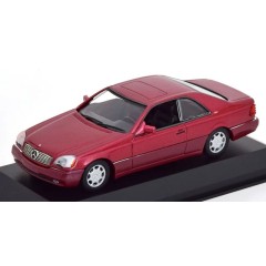 1:43 Масштабная модель Mercedes-Benz 600SEC Coupe - 1992 (red met.)