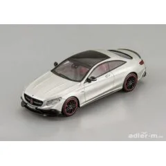1:43 Масштабная модель Mercedes-Benz Brabus 850 S63 S-Class Coupe 2015 (grey metallic)