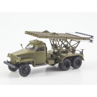 1:43 Легендарные грузовики СССР №112 - Studebaker US6 БМ-13 "Катюша"
