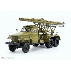1:43 Легендарные грузовики СССР №112 - Studebaker US6 БМ-13 "Катюша"