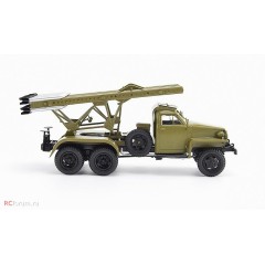 1:43 Легендарные грузовики СССР №112 - Studebaker US6 БМ-13 "Катюша"