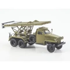 1:43 Легендарные грузовики СССР №112 - Studebaker US6 БМ-13 "Катюша"