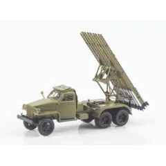 1:43 Легендарные грузовики СССР №112 - Studebaker US6 БМ-13 "Катюша"